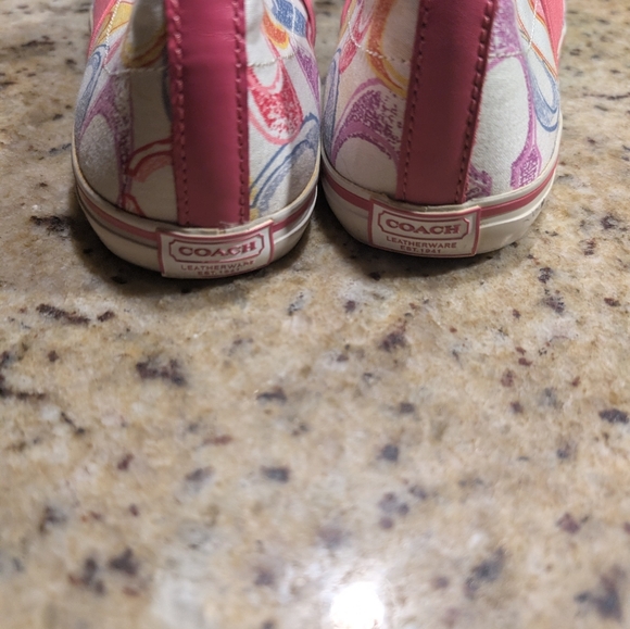 Coach Women's Poppy 8.5 B Slip-On Sneakers - Picture 3 of 5